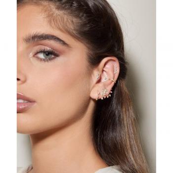 Piercing Earcandy Hazel de Plata 925 con baño de oro 18k