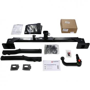 Enganche de remolque desmontable Westfalia 313434900113 para Mercedes GLK (X204) (BJ 07/2009-09/2015) con kit eléctrico de 13 pines