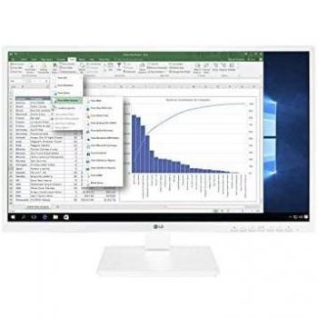 LG 24BK55YP-W Monitor 23.8 Full HD IPS LED, 1920 x 1080 Pixeles, HDMI, 75 Hz, Negro