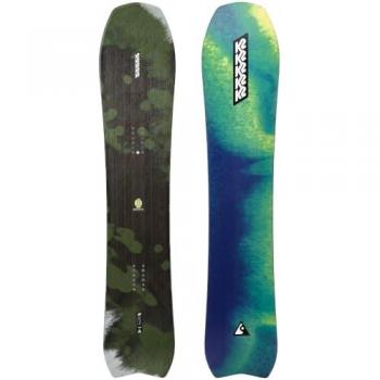 K2 Excavator Snowboard 2025, tamaño 158 cm, diseño para freeride, núcleo de madera de álamo y abeto, tecnología de flexión progresiva, base extrudida para mayor durabilidad y velocidad en nieve