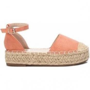 Sandalias Xti Kids 058059 naranja con diseño de flores y cierre ajustable