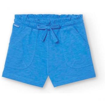 Boboli Short de bebé niña de algodón con bolsillos y cordón de ajuste