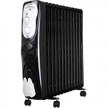 Aigostar Protector 33JHG - Radiador de aceite portátil, 13 elementos, 2800 Watios de potencia. Calor seguro con sistema de aire caliente y termóstato de temperatura. Diseño exclusivo.