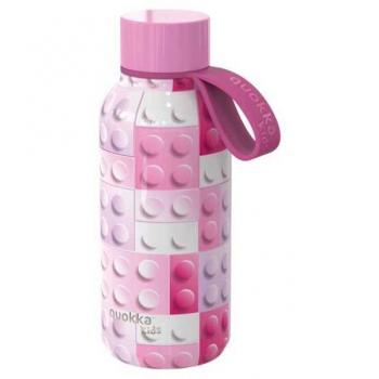 Botella Infantil Termo Acero Inoxidable Quokka Con Colgador 330Ml
