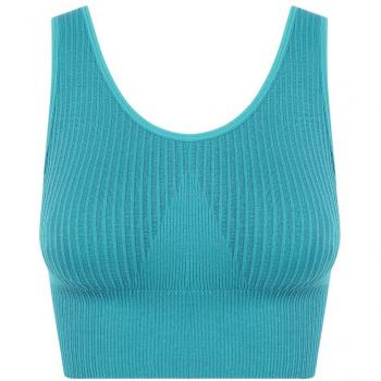 Top de mujer Flow Born Living Yoga - Azul - Talla S