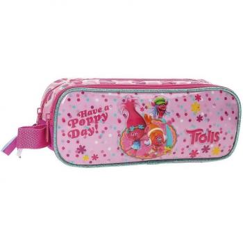 Trolls Happy Neceser de Viaje, 23 cm, 1.45 Litros, Rosa