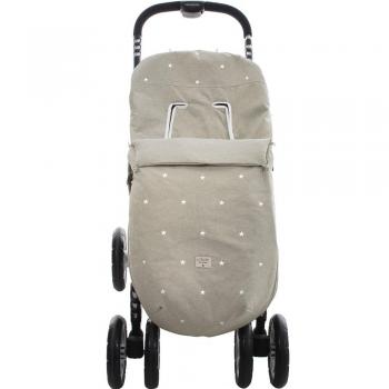 Uzturre 5200-LINO_P_B - Saco silla, unisex, color piedra
