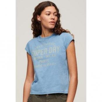 Superdry Camiseta de manga corta Workwear azul