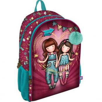Mochila Escolar Gorjuss Fireworks Granate