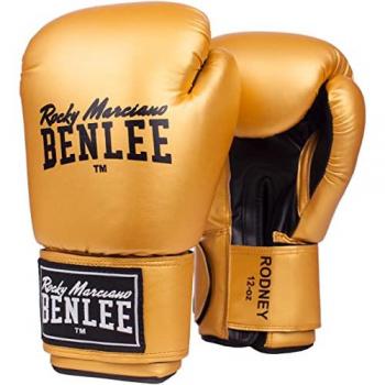 Guantes de Boxeo Benlee Rodney Naranja Brillante/Negro, 8 oz