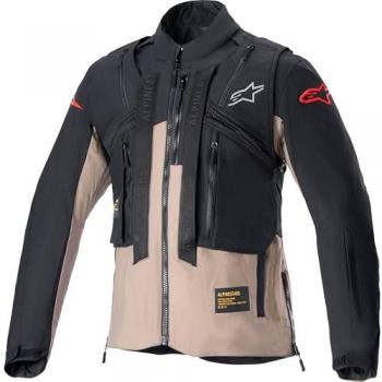 Chaqueta de Motocross Alpinestars Techdura Negra y Marrón para Hombre S