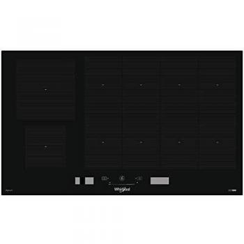 Placa de Inducción Whirlpool SMP 9010 C/NE/IXL - 86 cm, 10 Zonas, Color Negro