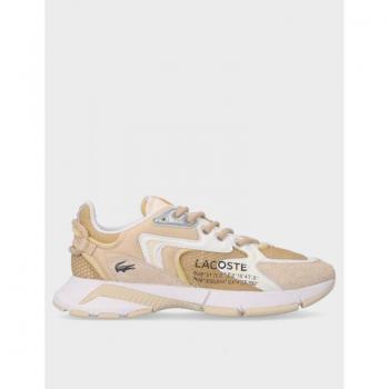 Lacoste L003 Women's Sneakers (Trainers) in Beige, Multicolor, Size: 6 US