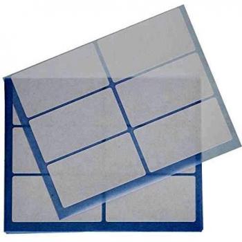 Tico 947910 pack de 10 hojas de etiquetas adhesivas color blanco