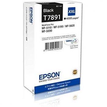 CARTUCHO EPSON C13T789140 - NEGRO - 4000 PÃGINAS - COMPATIBLE CON WORKFORCE PRO WF-5110/WF-5190/WF-5620/WF-5690