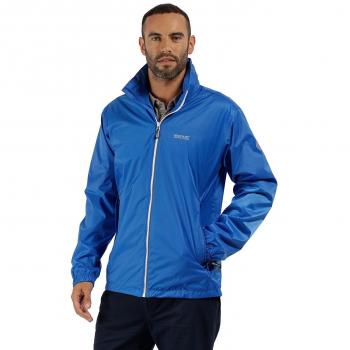 Regatta Chubasquero Lyle IV impermeable y transpirable con forro de malla oculta con capucha y cubierta activa Jackets Waterproof Shell, Hombre, Oxford Blue, XXXL