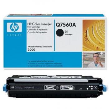Toner original HP Q7560A negro 314A - Toner láser, color negro, capacidad de impresión aproximada de 12,000 páginas, compatible con impresoras HP Color LaserJet CP3505 y CM3530