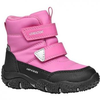 Geox Baltic Waterproof Pink Winter Bootie for Girls Size 21
