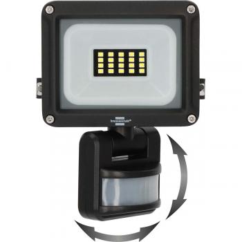 Foco LED de pared JARO con detector de movimiento y protección IP65