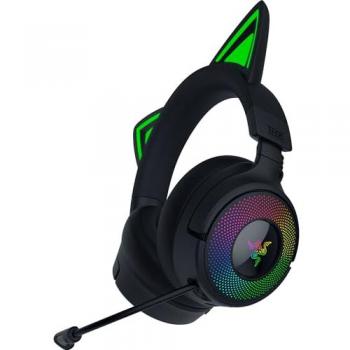 Razer Kraken Kitty V3 Pro RGB Wireless Gaming Headset with Reactive Cat Ears - Black