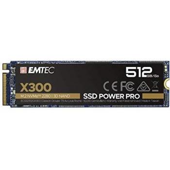 Emtec X300 M.2 SSD Power Pro 512 GB M.2 2280 NVMe PCIe Gen 3.0 x4