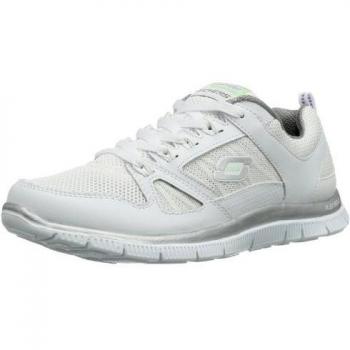 Skechers Flex Appeal - Spring Fever - Zapatillas de deporte para mujer, Blanco