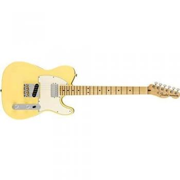 Fender American Performer Telecaster HS Electric Guitar, Maple, Vintage White