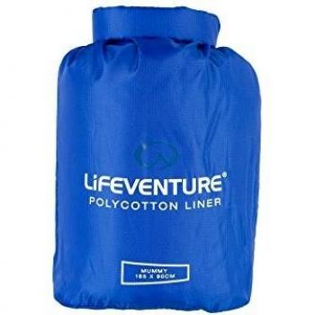 Lifeventure Polycotton Sleeping Bag Liner, Mummy