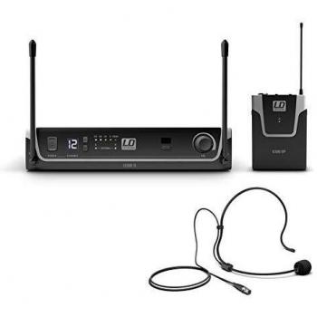 Sistema de micrófono inalámbrico LD Systems U306 BPH con auricular tipo diadema (655-679 MHz)