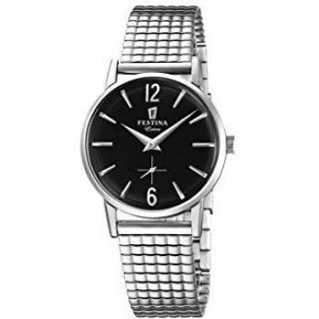 Festina Reloj Análogo clásico para Mujer de Cuarzo con Correa en Acero Inoxidable F20256/4
