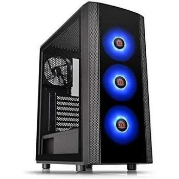 Thermaltake Versa J25 TG RGB - Caja Gaming para PC, Color Negro