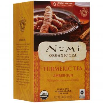 Numi Organic Tea Turmeric Tea - Amber Sun - 12 Count by Numi