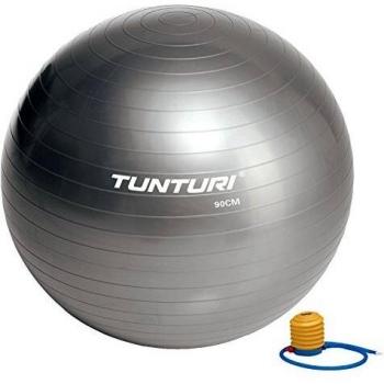 Tunturi 14Tusfu280 Balón Suizo, Unisex Adulto, Plata, 90 cm