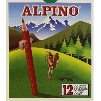 Alpino 652 - Estuche de 12 lápices de colores