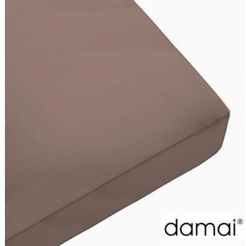 Damai Sábana bajera (hasta 25 cm), doble jersey, 160 x 200/210/220 cm, 180 x 200/210 cm), color marrón