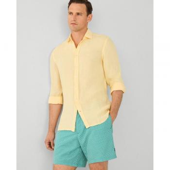 Bañador Bermuda Grid verde Hackett London con estampado de redes