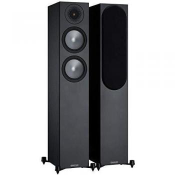 Monitor Audio Bronce 200 6G | Color: negro | Altavoz de pie | Par | Estéreo y Home Cinema | 2,5 vías | 8 Ohm | 120 W | Cubierta magnética | Bass Reflex | Pasivo