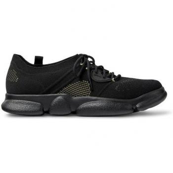 CAMPER Karst Men's Sneakers - Black, Size 46, Cotton Fabric