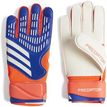 Guantes de portero de fútbol Adidas Predator Match azul, con tecnología de agarre en condiciones húmedas, diseño ergonómico para un ajuste perfecto, cierre ajustable en la muñeca, material transpirable y resistencia al desgaste