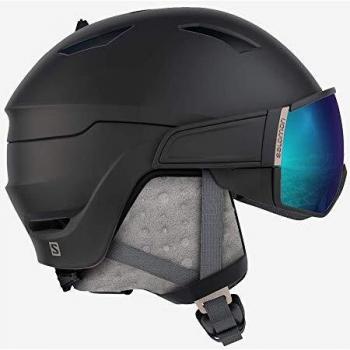 SALOMON Helmet Mirage Casco, Mujeres, Black/Rose Gold