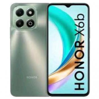 Honor X6b Smartphone Verde 6.56 6GB RAM 256GB Almacenamiento 50MP Cámara Android 14 Doble SIM 5200 mAh