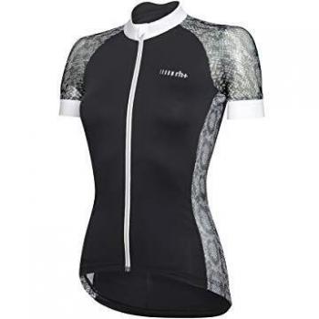 Zerorh+ Elite W - Jersey para Mujer, Mujer, Ecd0721 006Xl, Black/White/Python, X-Large