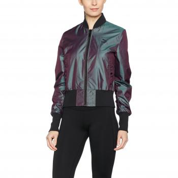 Puma Irridescent Bomber Chaqueta, Mujer, Lila, S