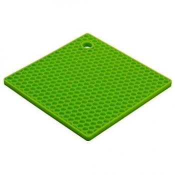 HIC Honeycomb Silicone Trivet, 7-Inch, Light verde
