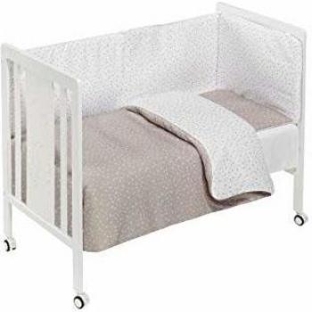 INTERBABY - Cuna Monet Premium con Textil Universo Beige
