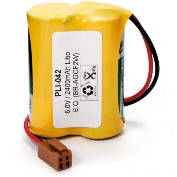 Batería de Litio Nimo 6V 2400mah con Conector BR-AGCF2W y Cables