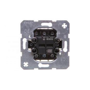 Interruptor de 2 teclas doble universal One.Platform 53303808 con terminales de tornillo