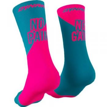 Calcetines Dynafit No Pain No Gain rosa azul 35-38