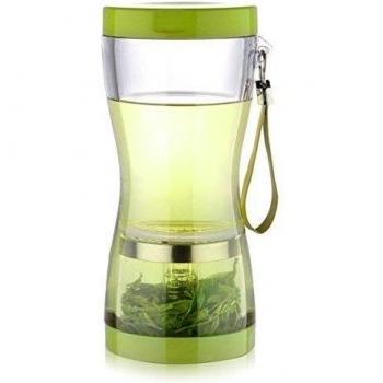 Chef Sauce Rooibos - Botella para té verde transparente, 450 ml