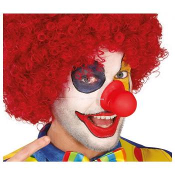 Nariz de Payaso roja de Látex con sonido